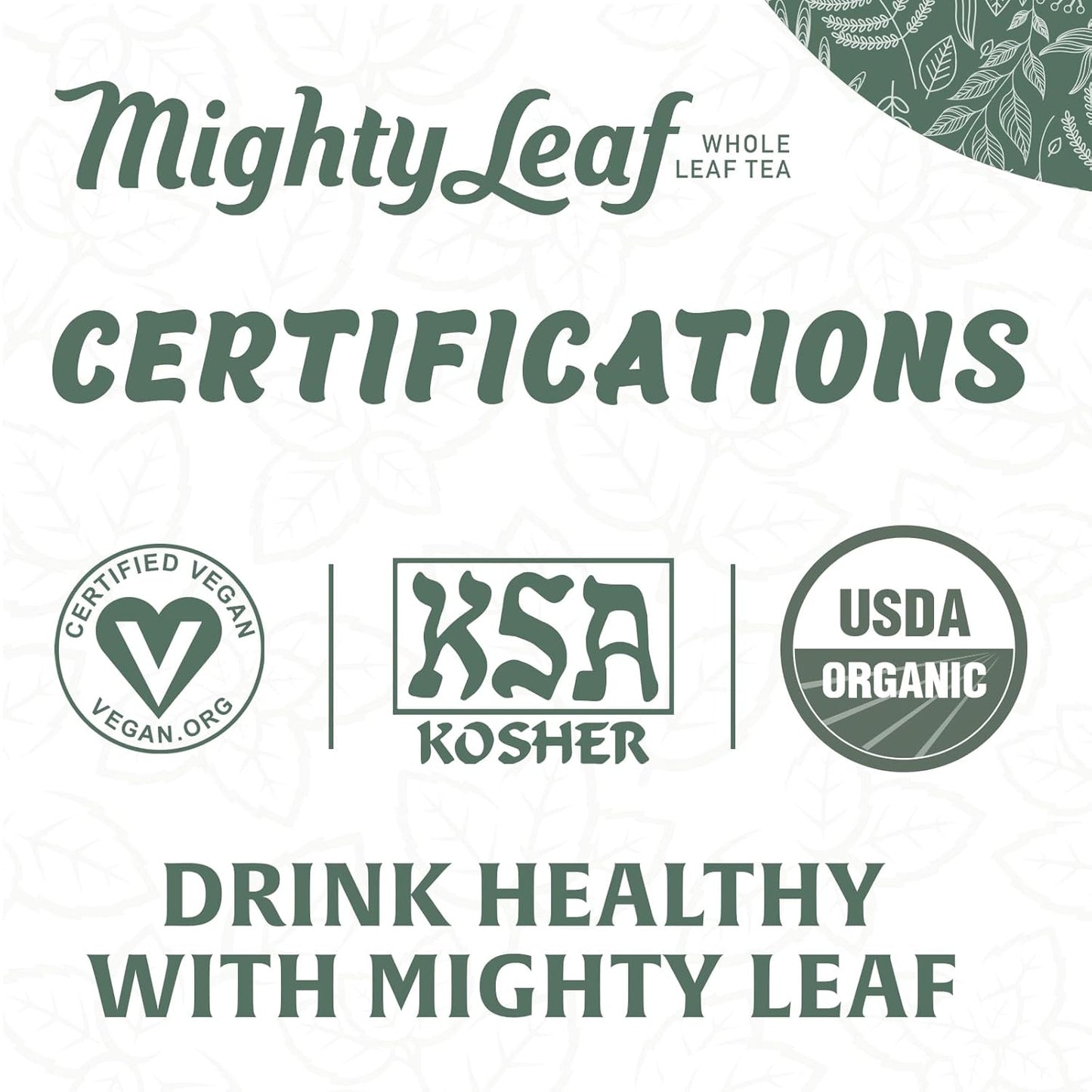 Mighty Leaf Organic Green Dragon Tea – 45 Count (15 Pouches per Box, Pack of 3) – Premium Whole Leaf Green Tea with Smooth, Fresh Flavor – Antioxidant-Rich Hot or Iced Brewing