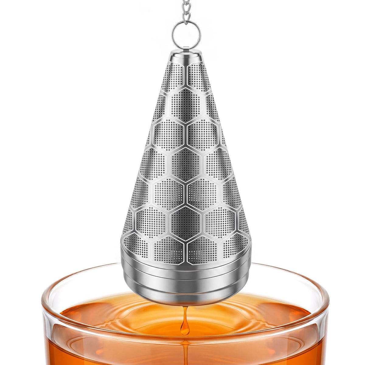 HOUSE AGAIN Tea Infuser for Loose Leaf Tea 304 Stainless Steel Cone Tea Strainer