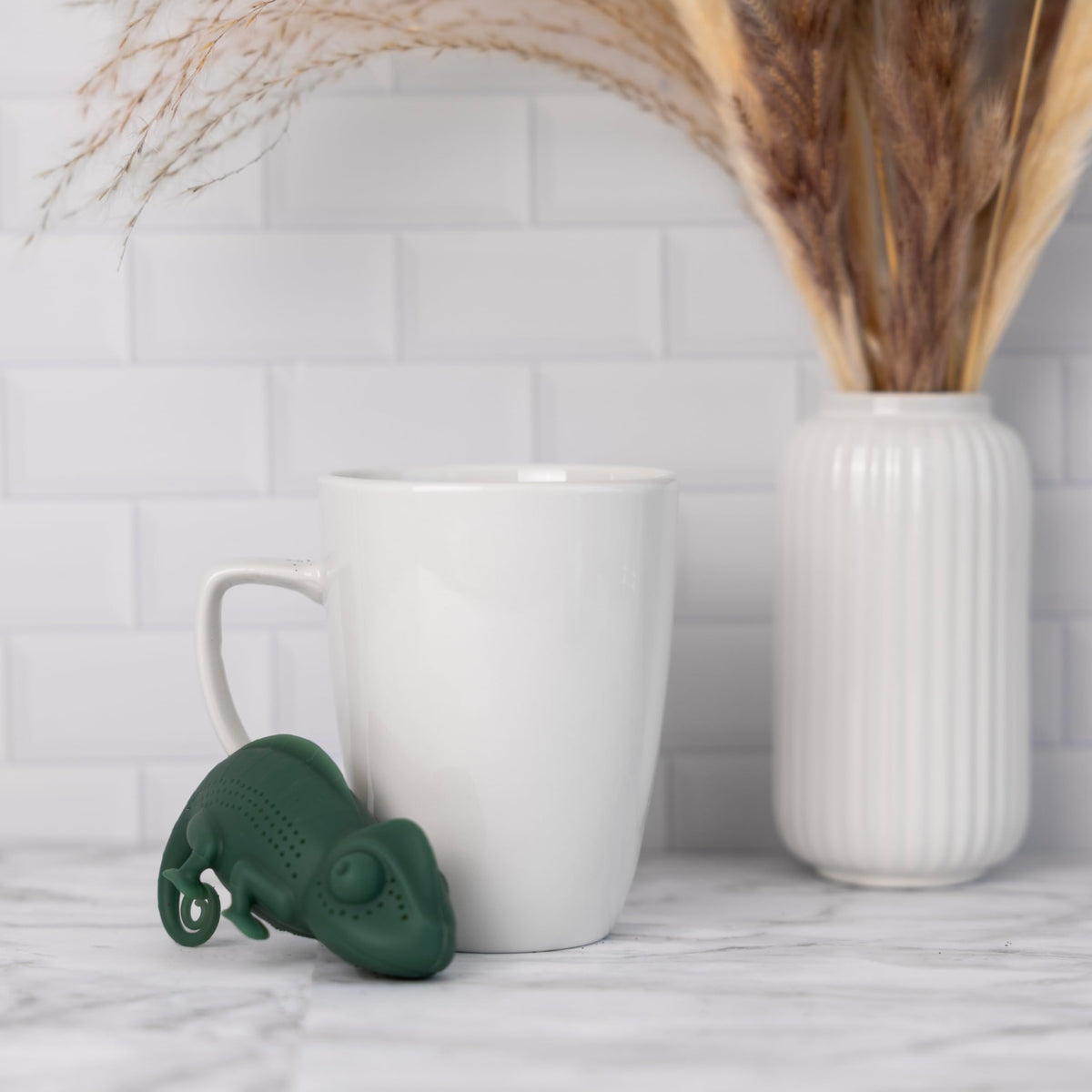 Pund'it Chamomileon Tea Infuser, Cute Color Changing Loose Leaf Tea Steeper