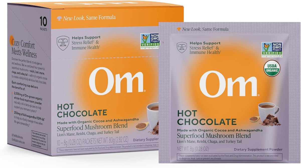 OM MUSHROOM SUPERFOOD Hot Chocolate Blend
