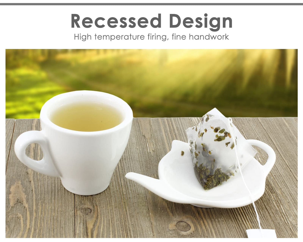 DS. DISTINCTIVE STYLE 4 Pieces Tea Bag Holder for Used Tea Bag