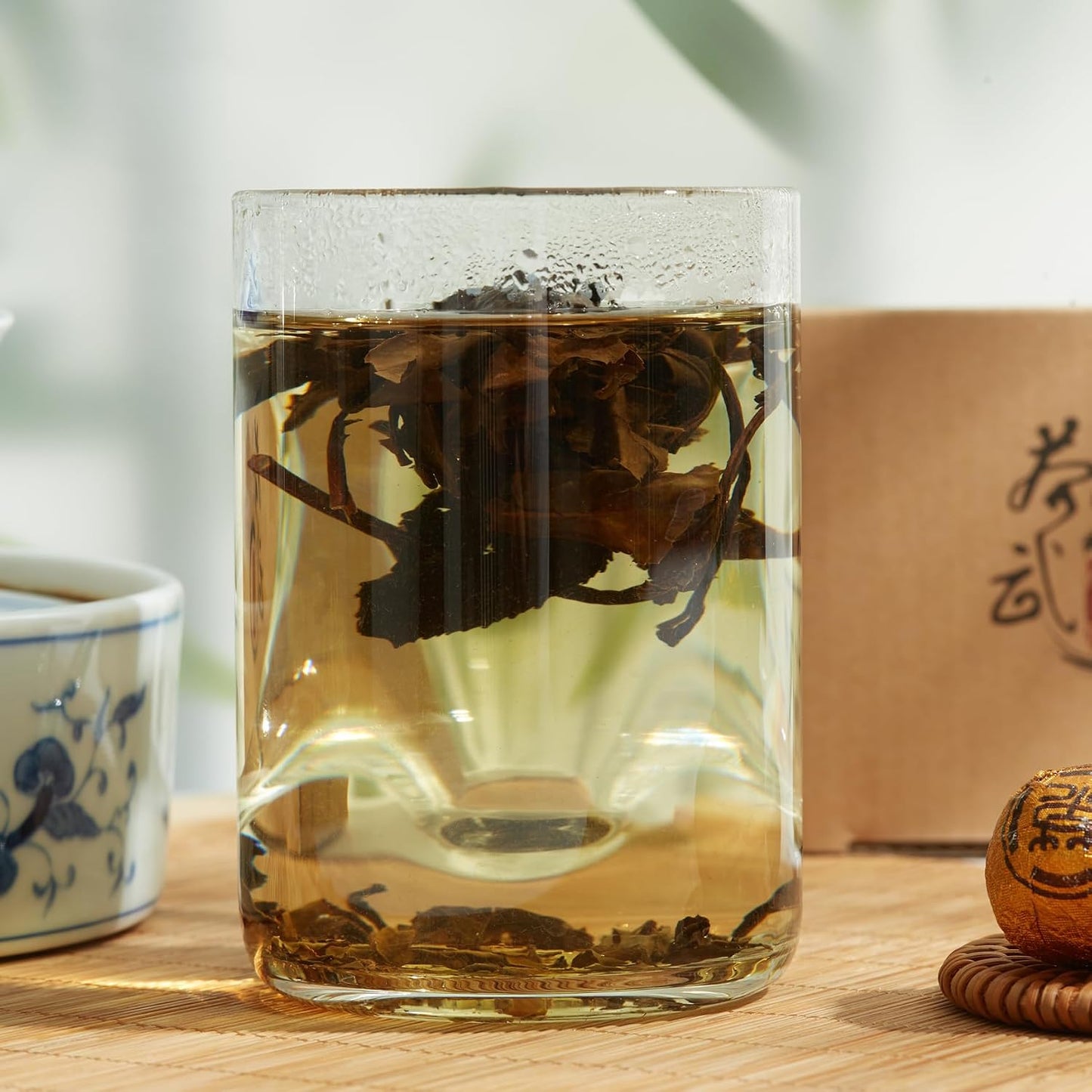 ChaWuWarmSun [B] White Tea Dragon Ball, 5oz/142g Aged FuDing ShouMei | Aged Vintage Bai Cha. Compressed Whole Leaf Balls With Mellow Honey Aroma. Convenient Single Serving.