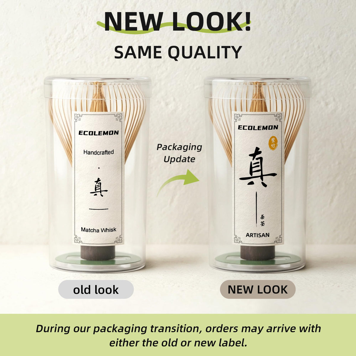 ECOLEMON Handcrafted Shin Chasen, Matcha Whisk for Matcha Ceremonial Grade