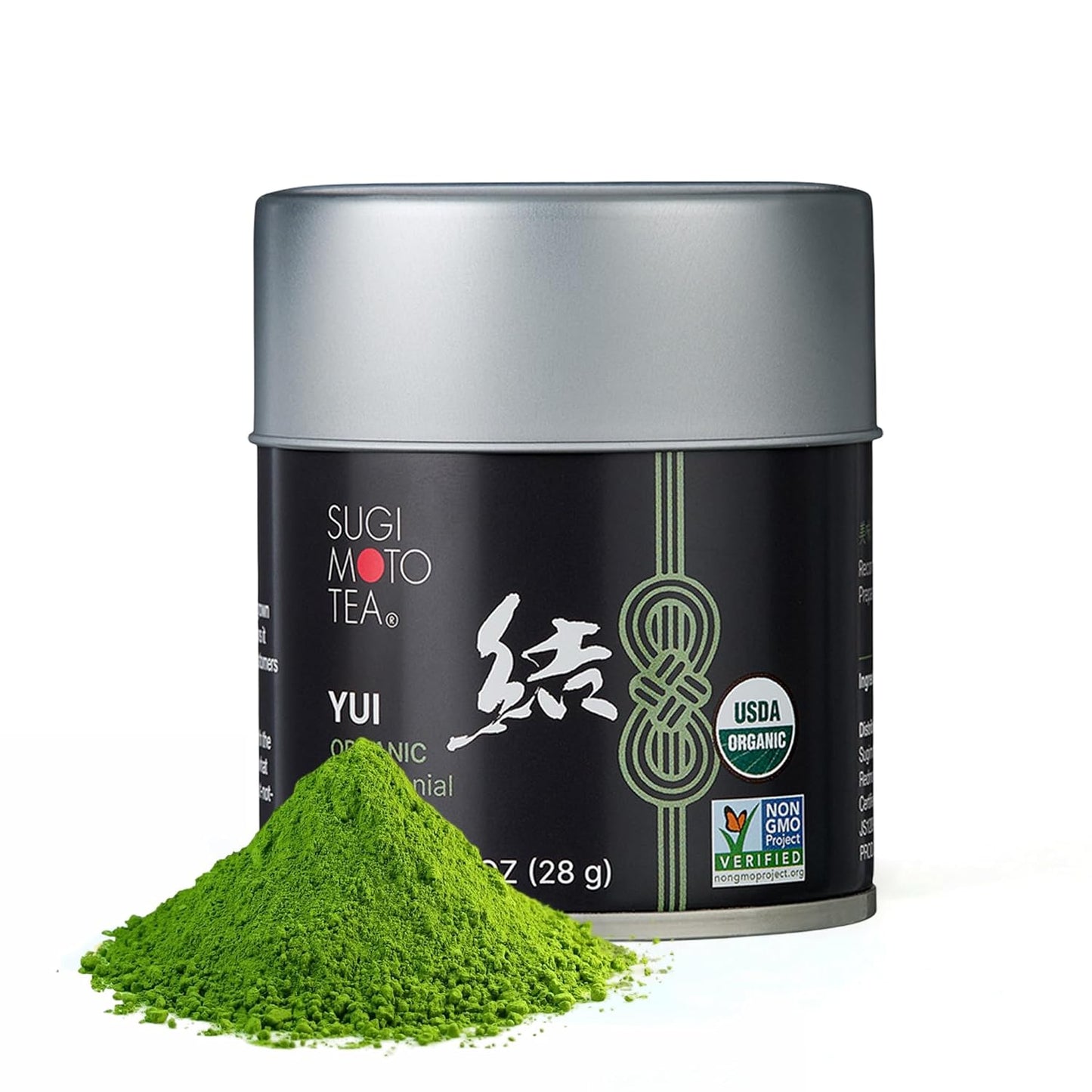 SUGIMOTO TEA Matcha Organic Ceremonial Grade Matcha Powder 1.0 oz