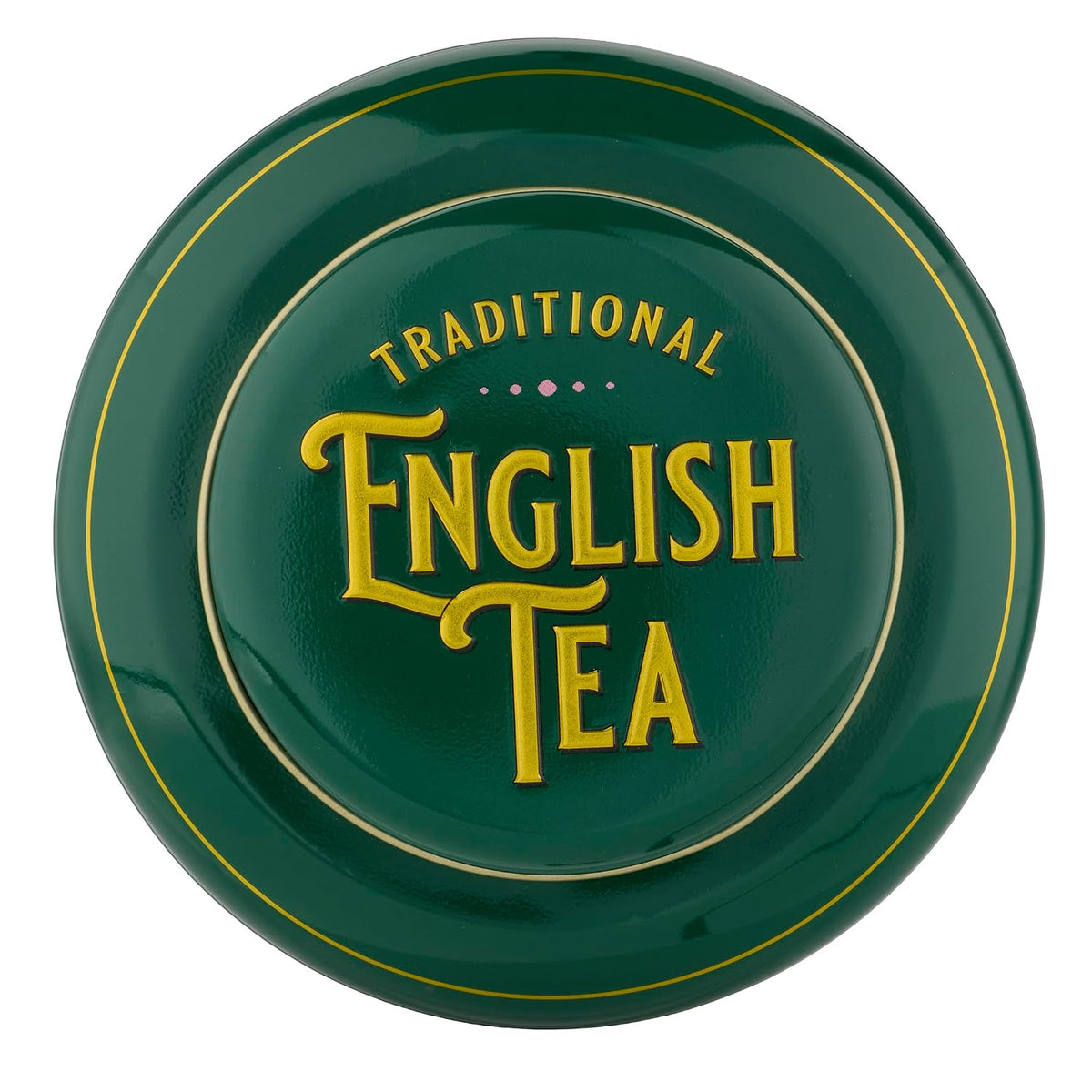 New English Teas Vintage Victorian Tea Tin with 80 Tea Bags - Dark Green