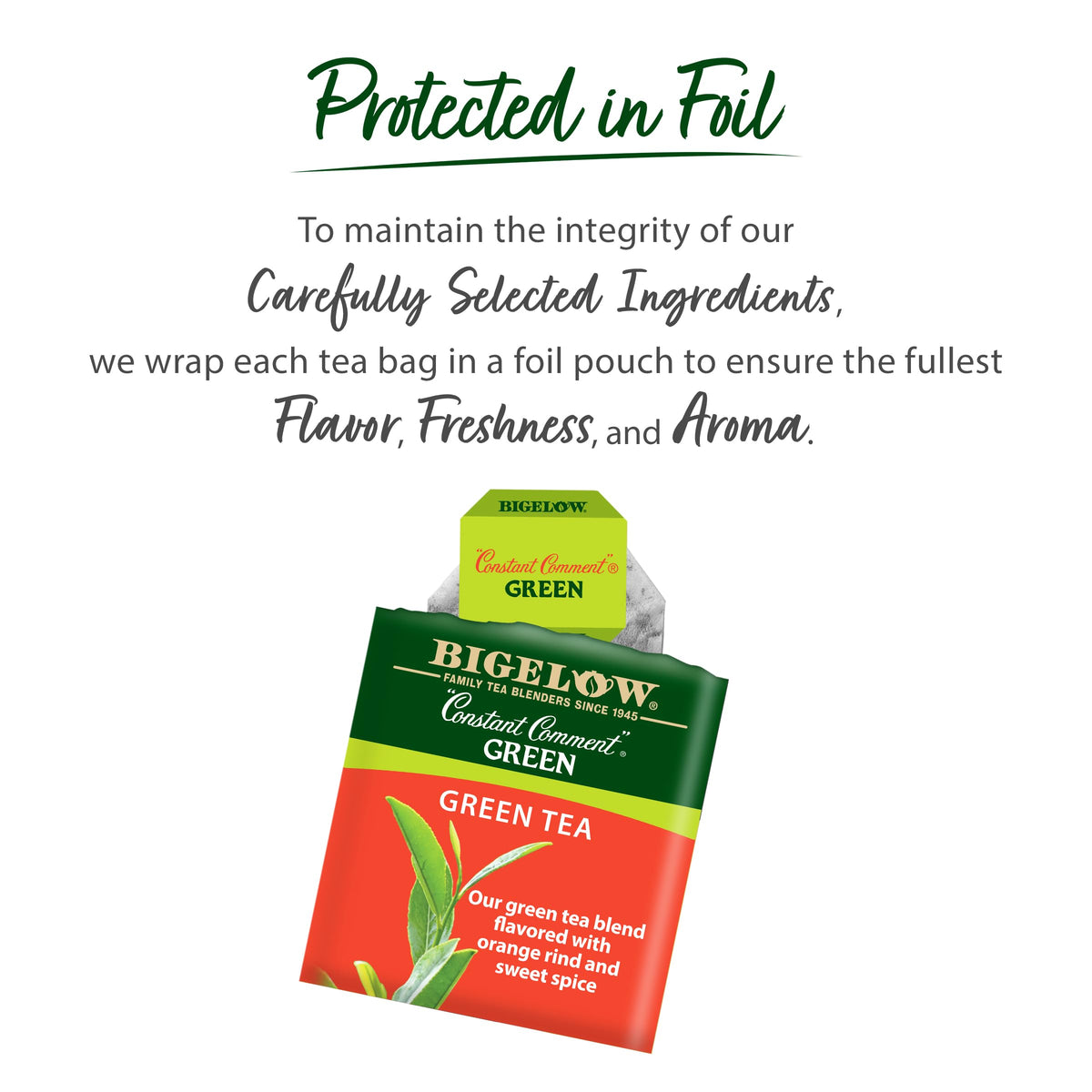 Bigelow Tea Constant Comment Green Tea, Caffeinated, 20 Count (Pack of 6) 120 Total Tea Bags