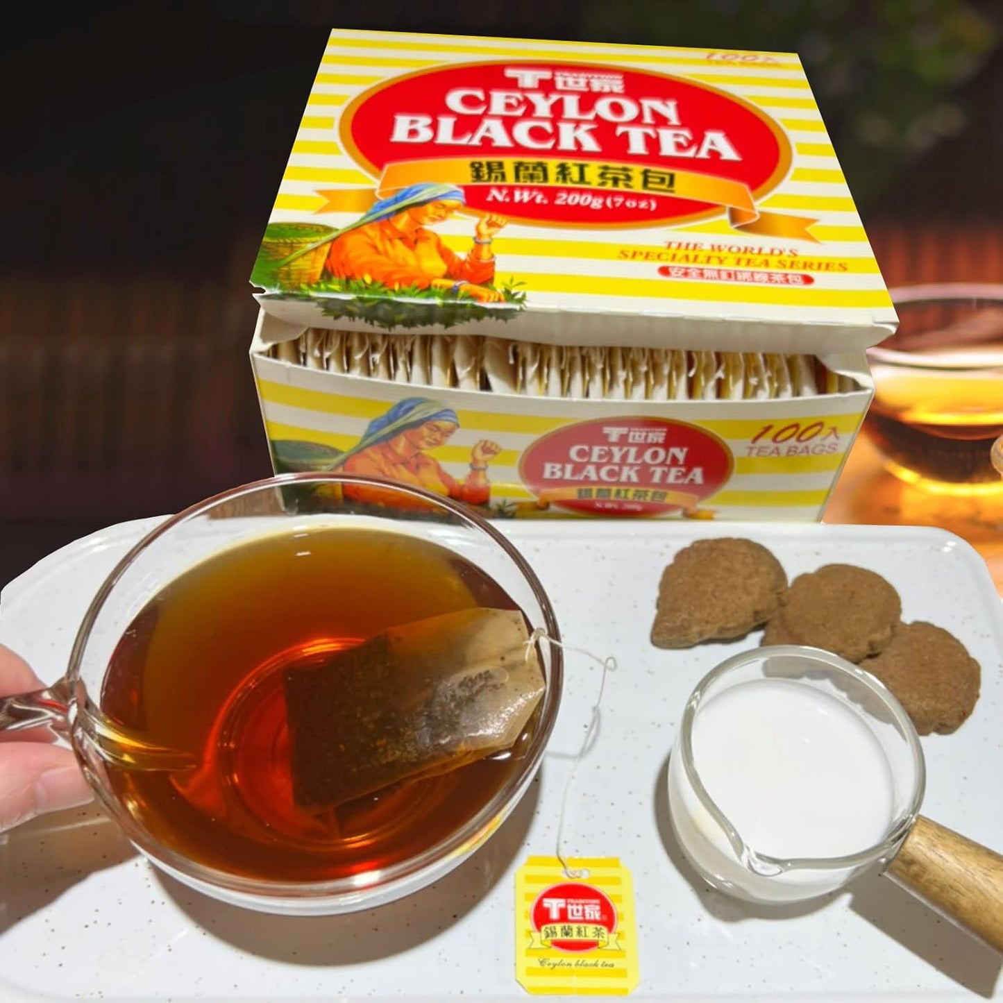 T TRADITION Ceylon Black Tea Bag 100 Packs