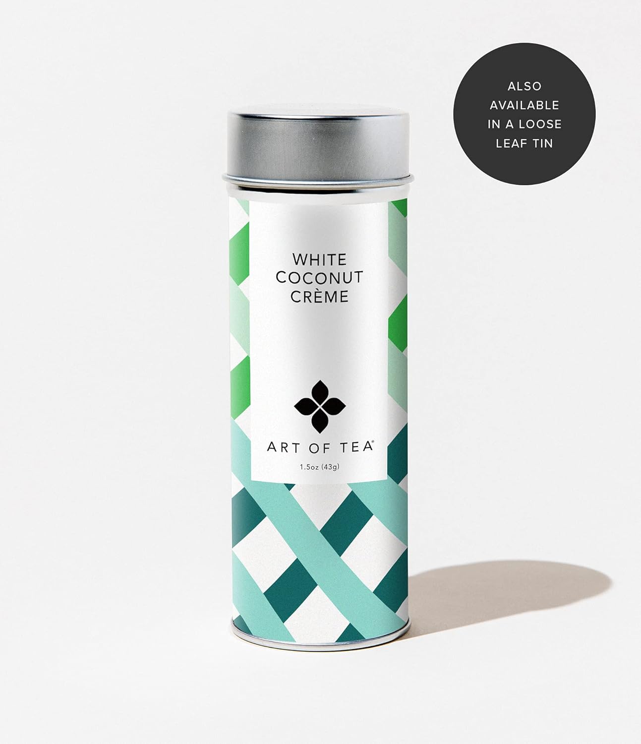 Art of Tea | White Coconut Crème Tea | 50 Count Pyramid Tea Bag Sachets