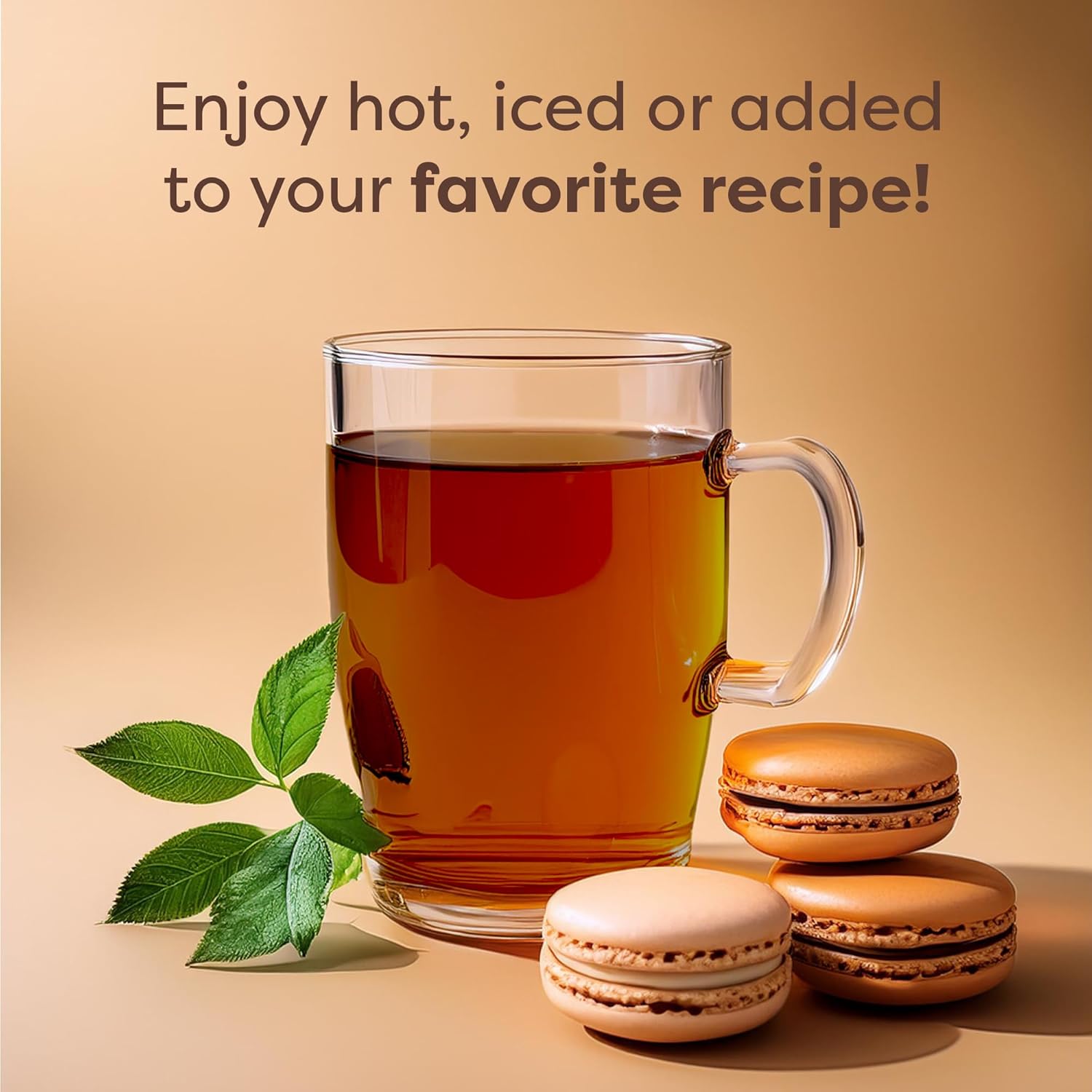 Waka Instant Black Tea Mix, Classic - 100% Tea Leaves, No Additives, Unsweetened Tea Powder for 50 Quarts or 200 Cups – Easy and Quick Hot or Iced Teas (4.5oz)