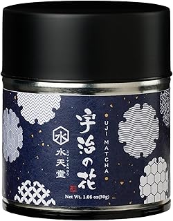 SUITENDO "Uji no Hana" Japanese Matcha Green Tea Powder (30g/1.06oz) - Ceremonial Grade, 100% Product of Japan