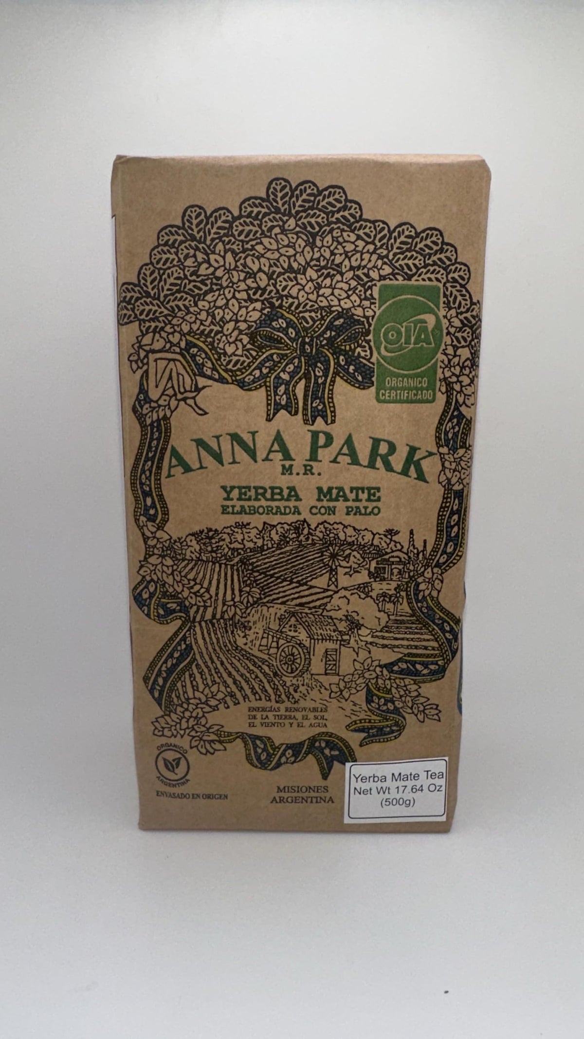 LATAM CONCEPT Anna Park Yerba Mate from Argentina - Organic - 1.1 LB (500gr)
