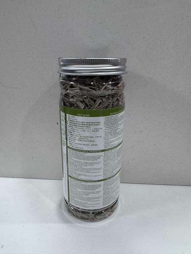100% Lemongrass 35G/1.23oz Pure Lemongrass - Loose Leaf Wellness Herb Tea - Caffeine-Free - Fresh, Non GMO, Natural Dried Flowers Herbs for Soap Making, Syrup, Drinks lemon grass