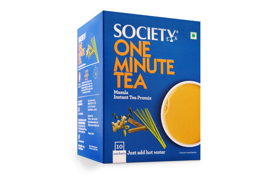 Society One Minute Tea Premix - Masala Flavour, 10 Sachets
