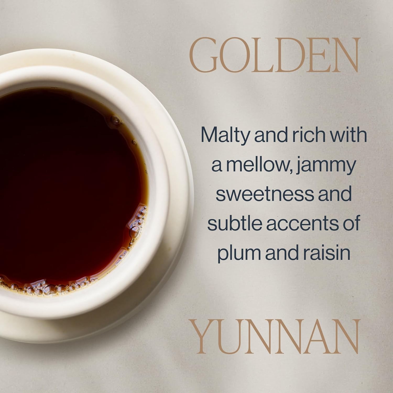 Rishi Tea Golden Yunnan Black Tea - Organic, Loose Leaf Tea, Smooth & Rich Ancient Chinese Tea, Energizing & Caffeinated - 4 Ounces, 14+ Servings