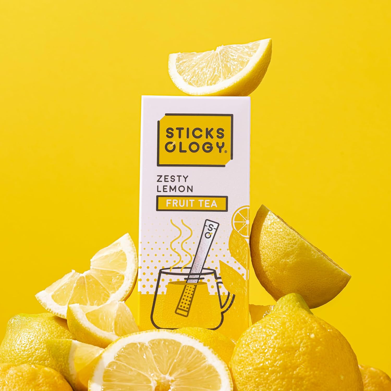 Sticksology Zesty Lemon Tea Sticks - Fruit Tea