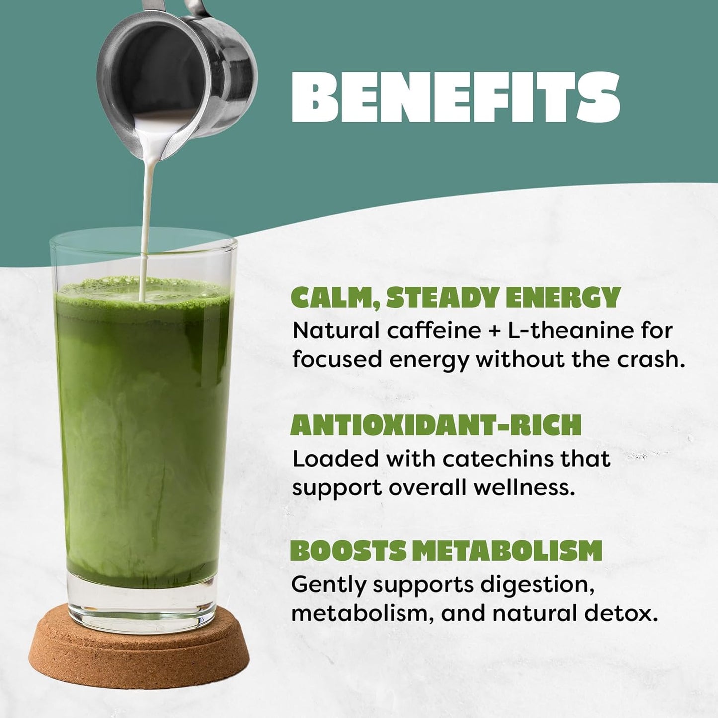 Harmony Leaf Matcha Green Tea Powder, 4 oz, 50+ Servings, Smooth Matcha for Lattes and Daily Rituals
