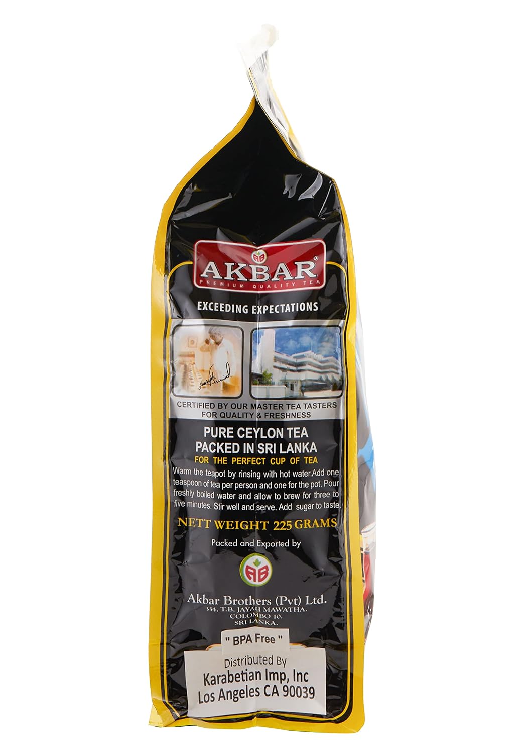 Alghazaleen Earl Grey Tea 7oz Bag Pure Ceylon Loose Earl Grey Tea Leaves 200g Zipper Bag