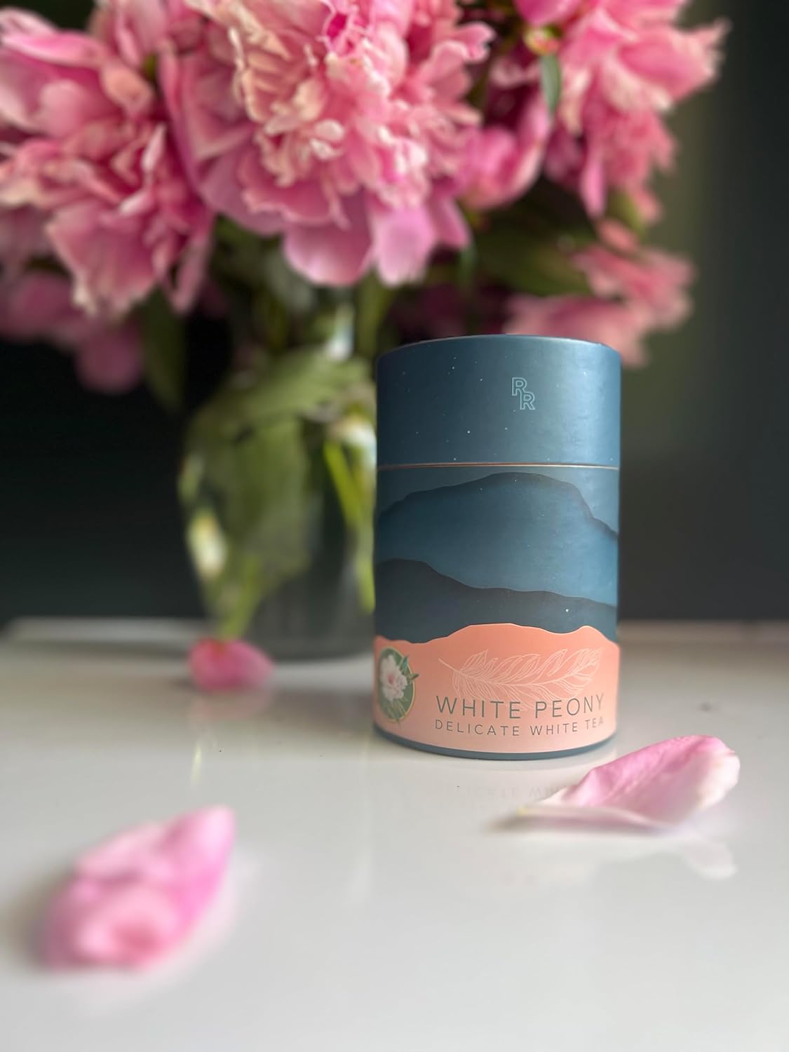 Red Rooster Tea White Peony White Tea – Single Estate Bai Mu Dan – Lightly Oxidized Loose Leaf – 2oz Canister – Makes ~30 Cups
