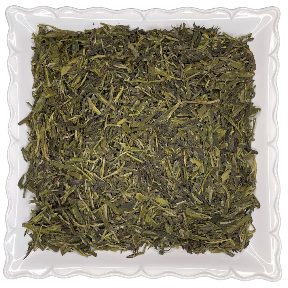 Witchy Pooh's Dragon Well Longjing Green Tea - Loose Leaf, High Caffeine, 1oz