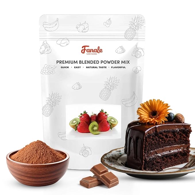 Fanale Premium Chocolate Bubble Tea Flavoring Powder | Perfect for Baking, Smoothies, Desserts and D