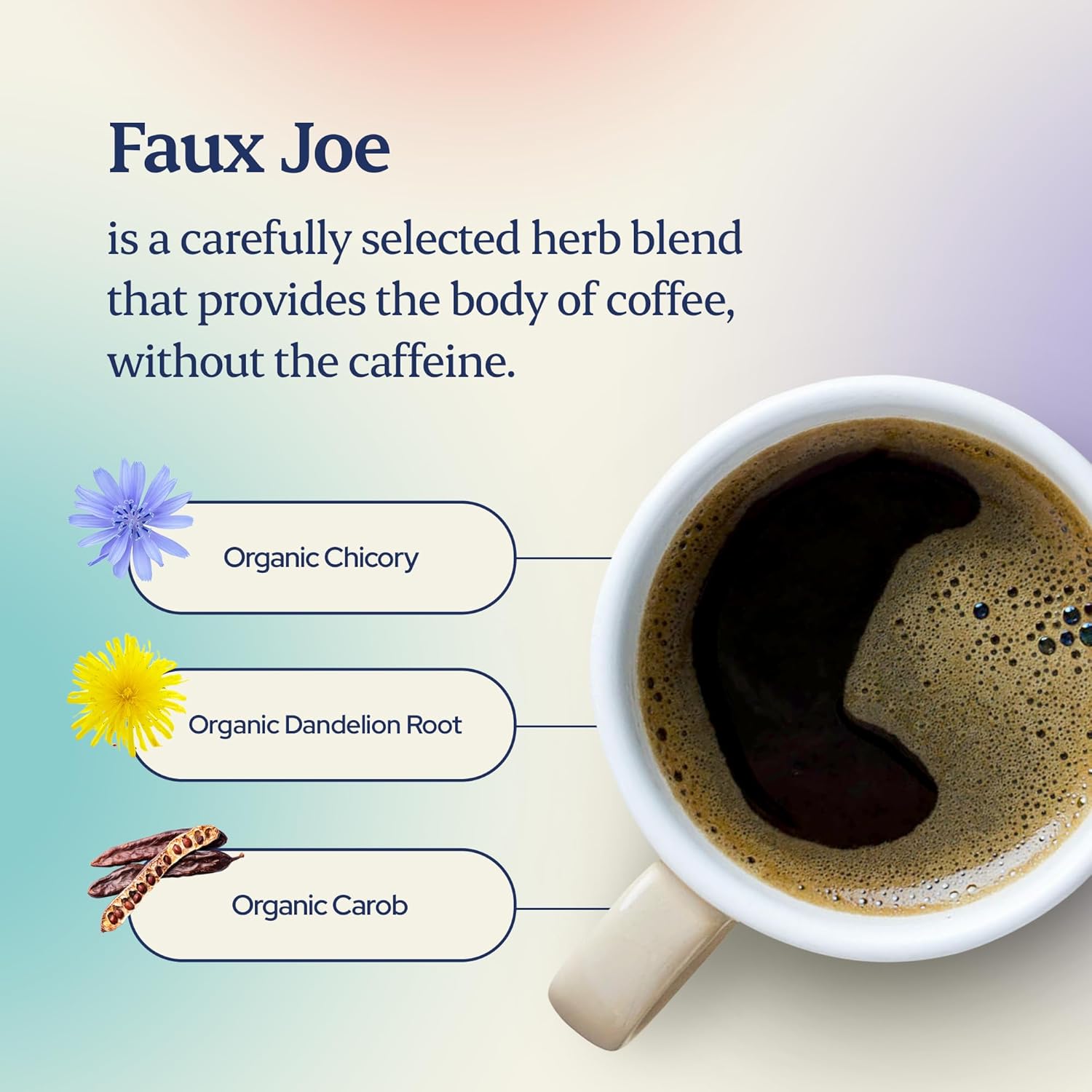 Sip Herbals Caffeine-Free Dandelion Root Tea - Loose Leaf Coffee Alternative with Chicory & Carob - Organic Herbal Coffee Substitute - Favorites Sample Bundle with 3 different Flavors - 18 Servings