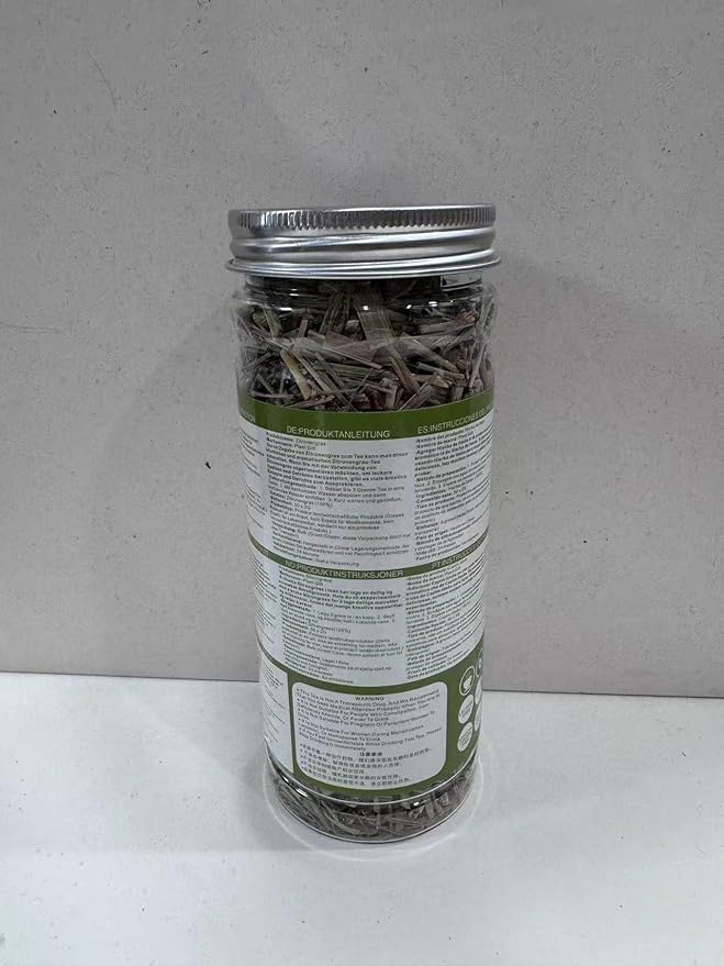 100% Lemongrass 35G/1.23oz Pure Lemongrass - Loose Leaf Wellness Herb Tea - Caffeine-Free - Fresh, Non GMO, Natural Dried Flowers Herbs for Soap Making, Syrup, Drinks lemon grass
