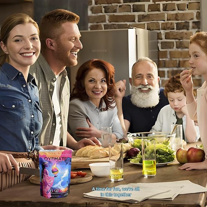 Yerba Mate Instant Tea 3-in-1 Super Drink Mix - Natural Extract， Boost Energy, Focus, Immunity & Gut Health .（30 Servings）