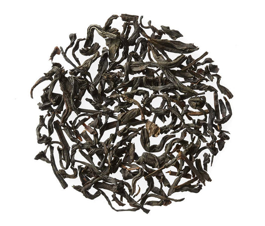 Golden Moon Tea Organic Lapsang Souchong Black Tea - Loose Leaf, Non-GMO - Half Pound (96 Servings)