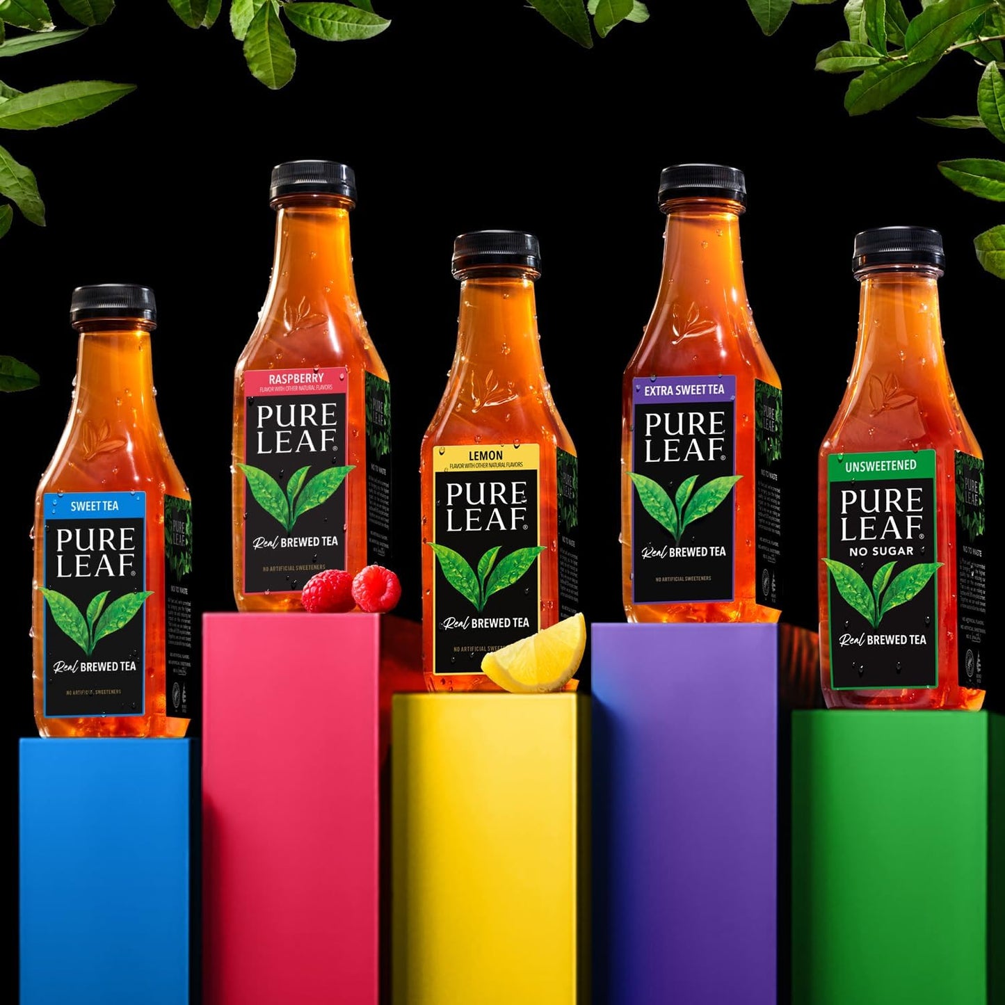 Pure Leaf Iced Tea, Zero Sugar Sweet Tea, 18.5 Fl Oz Bottles (12 Pack)
