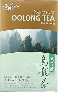 Prince of Peace Organic Oolong Tea - 100 Tea Bags (Pack of 3)