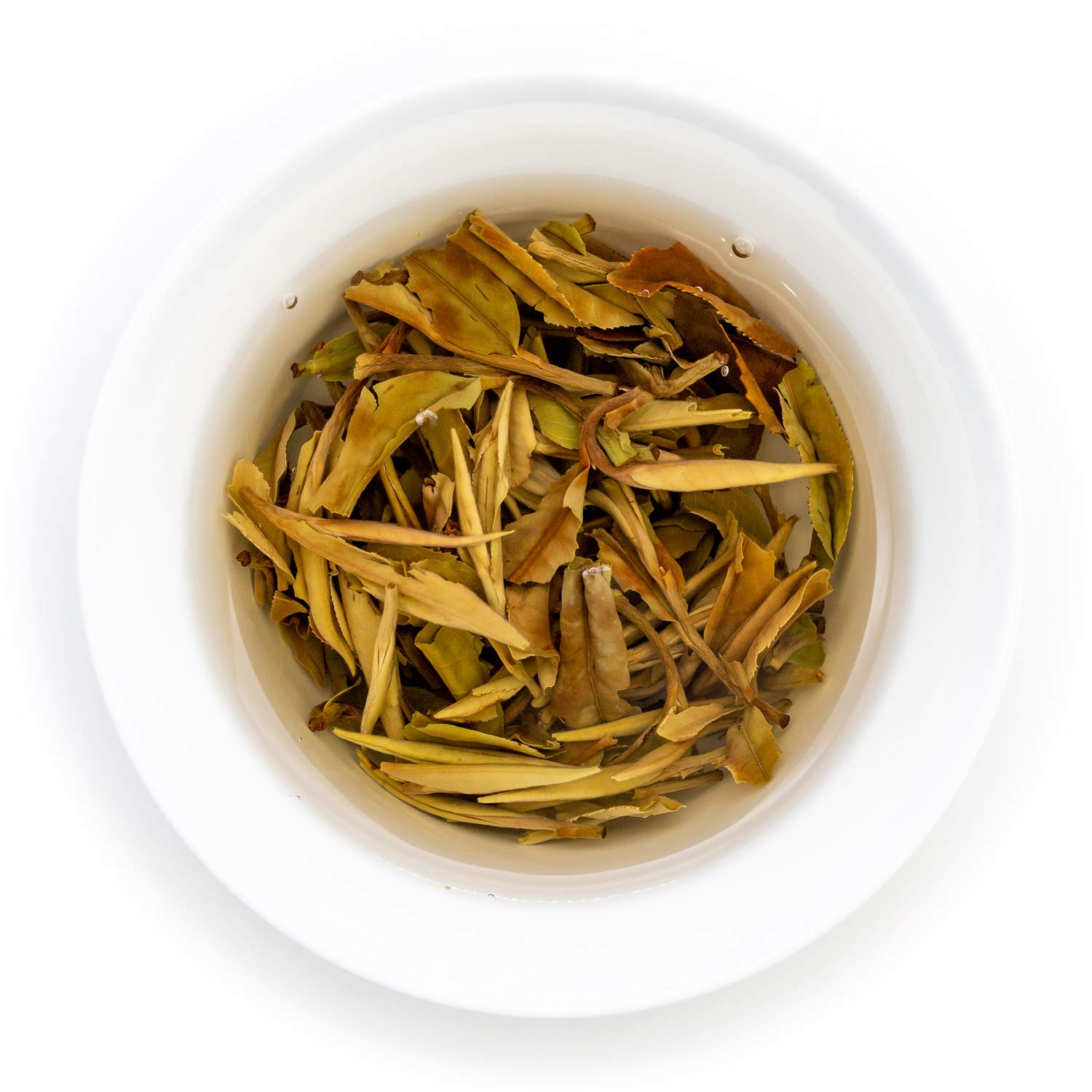 oriarmcha 50g / 1.76oz Chinese Bai Mudan White Tea Loose Leaf - Fuding White Peony Tea Leaves - Bai Mu Dan Yuqian 2nd Grade - Caffeine Level Low