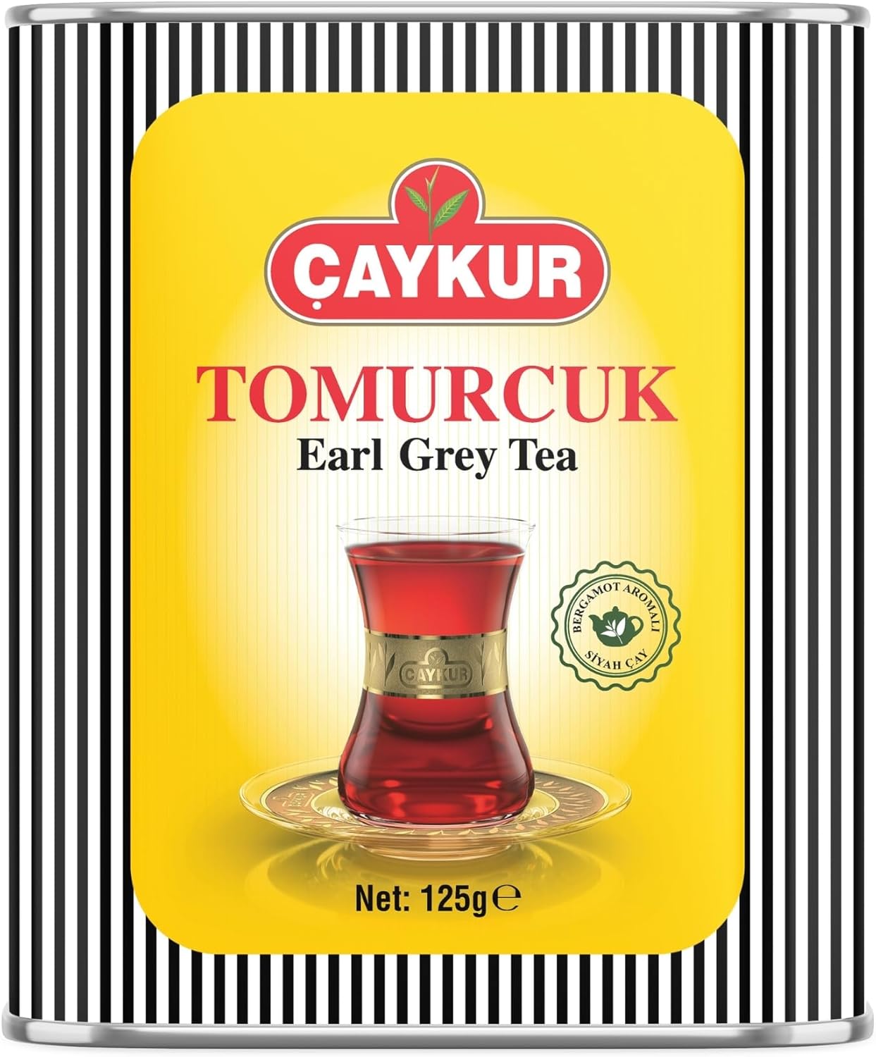 ÇAYKUR Earl Grey Tea Tomurcuk, Tea Buds, Loose Leaf with Natural Bergamot Aroma, Flavor Enhancer Young leaves Black Tea 125gr / 4.4 oz