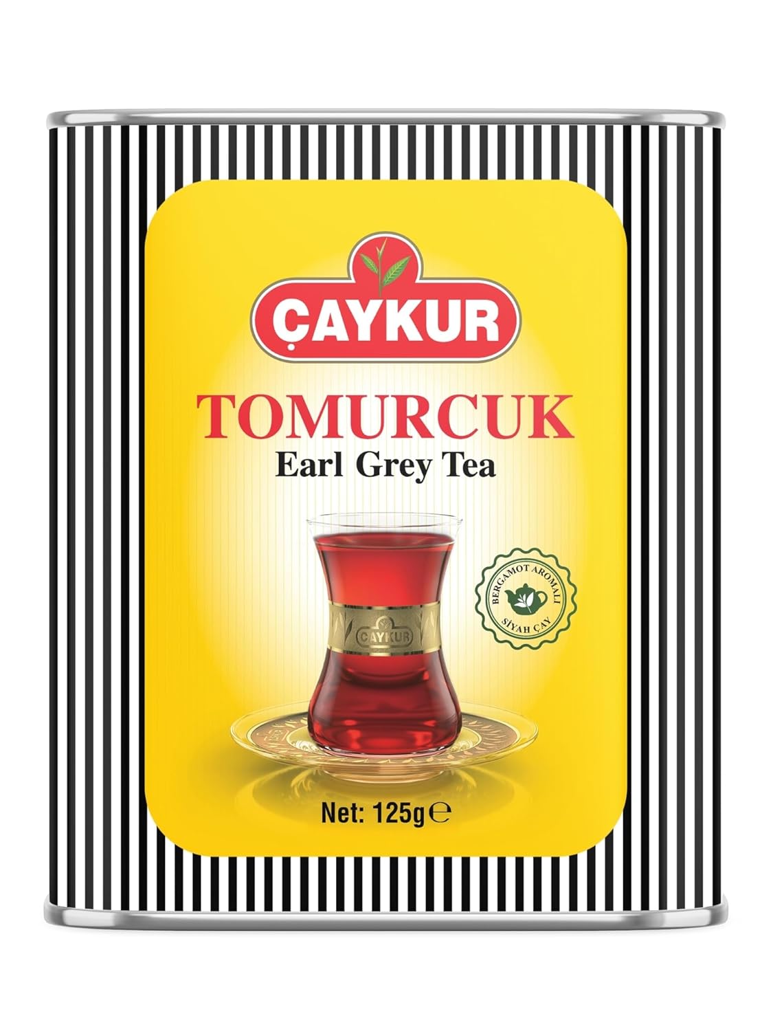 ÇAYKUR Earl Grey Tea Tomurcuk, Tea Buds, Loose Leaf with Natural Bergamot Aroma, Flavor Enhancer Young leaves Black Tea 125gr / 4.4 oz