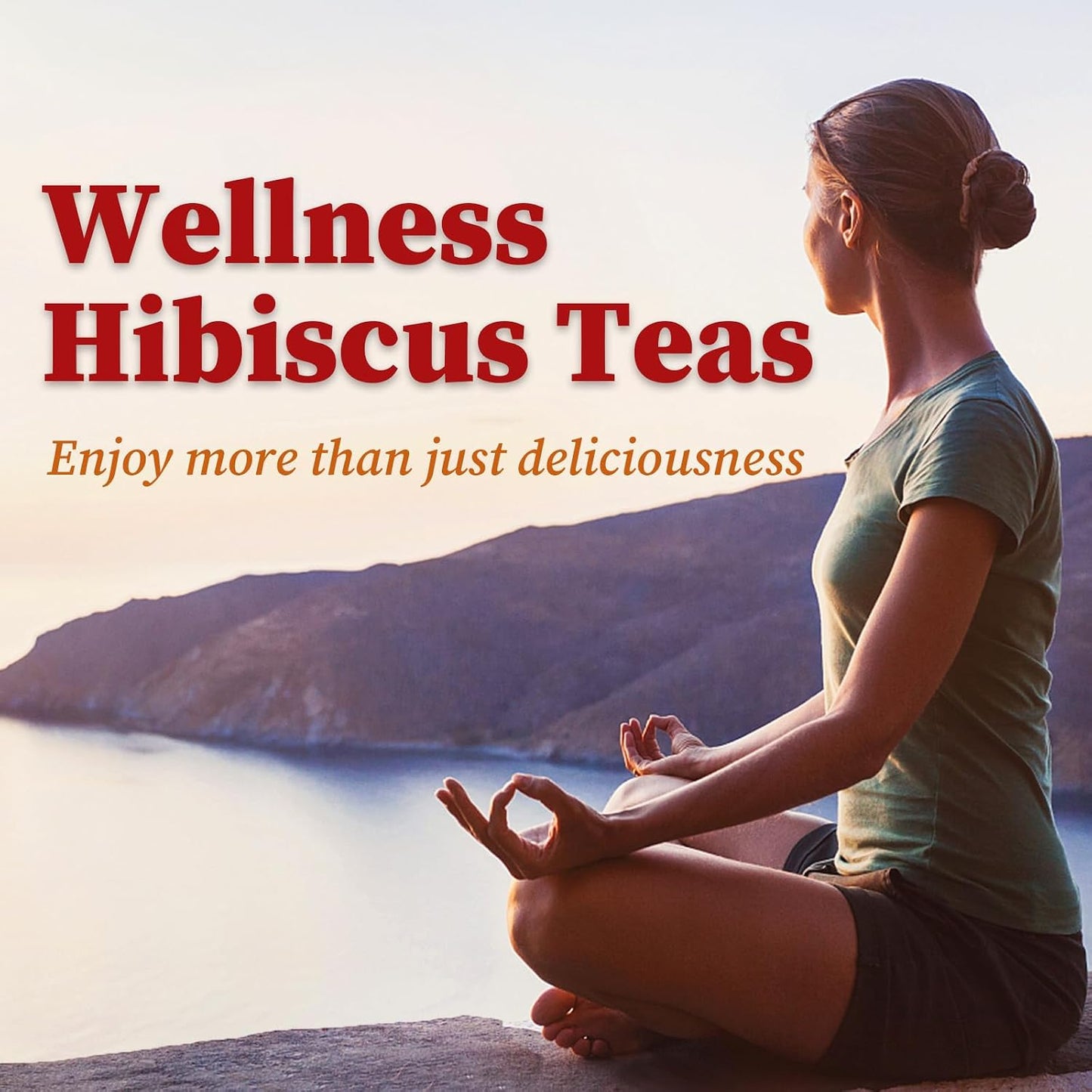 FullChea Hibiscus Loose Leaf Tea, 4oz Dried Hibiscus Flowers, Non-GMO | Flor de Jamaica, Caffeine-Free, Hot &amp; Ice Herbal Tea, Support Digestion &amp; Boost Immunity, No Additives, Resealable Pouch