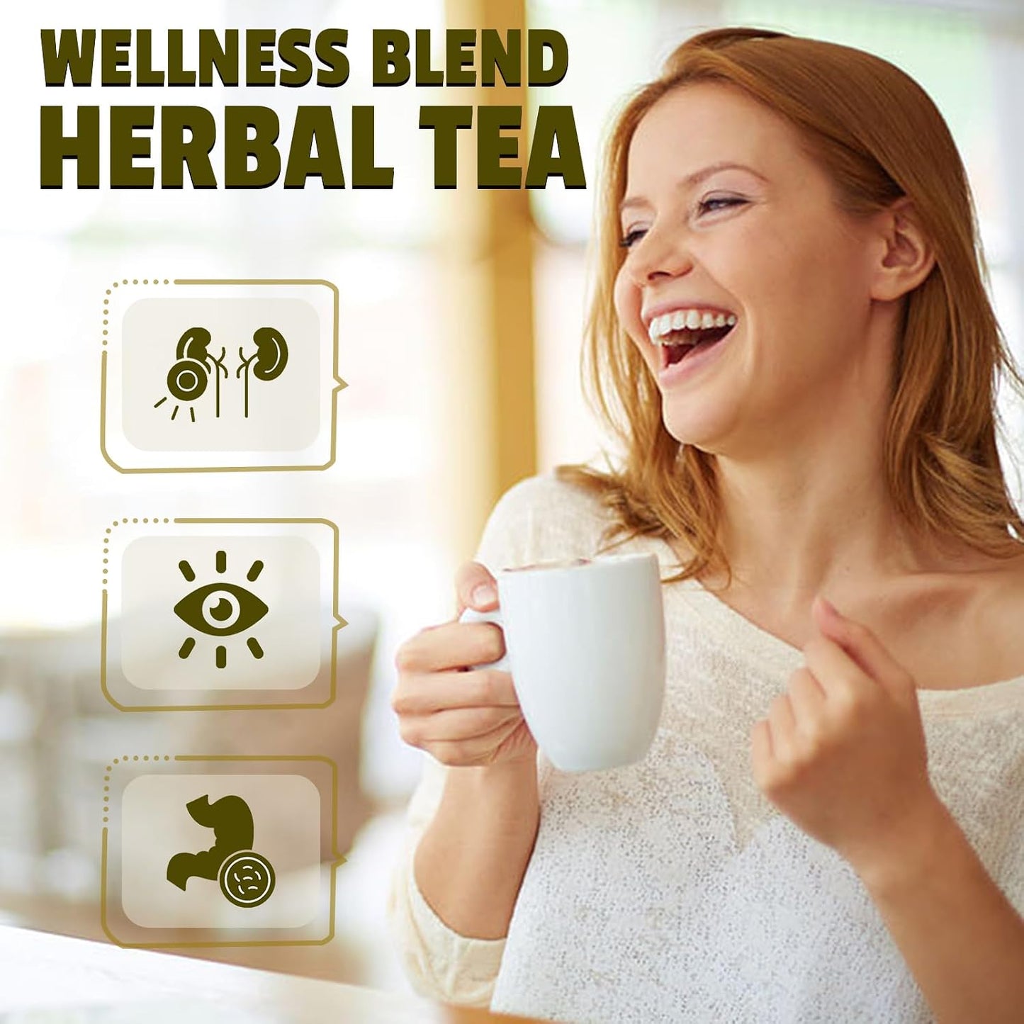 Jarteela - Chrysanthemum Cassia Seed Tea Bags, 25 Count, Blend Herbal Tea