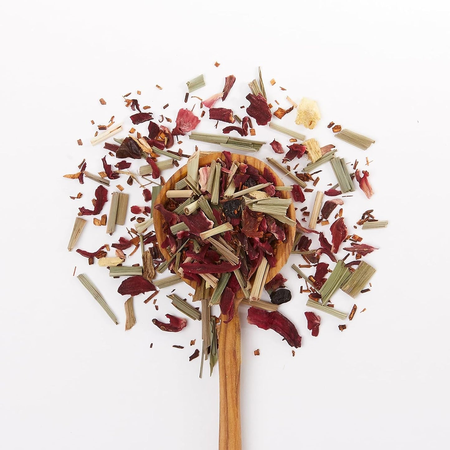 JusTea LITTLE BERRY HIBISCUS Loose Leaf Herbal Tea, 160+ Cups Pouch | Fair-Trade LITTLE BERRY HIBISCUS Loose Leaf Herbal Tea. 360g/12.7oz Pouch. Steeps 160+ cups. Caffeine-Free. Organic.