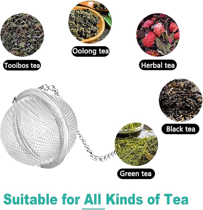 Tea Steeper for Loose Tea 2pcs NSTaygate Tea Infuser with Charm Handmade Cute Butterfly BFF Pendant