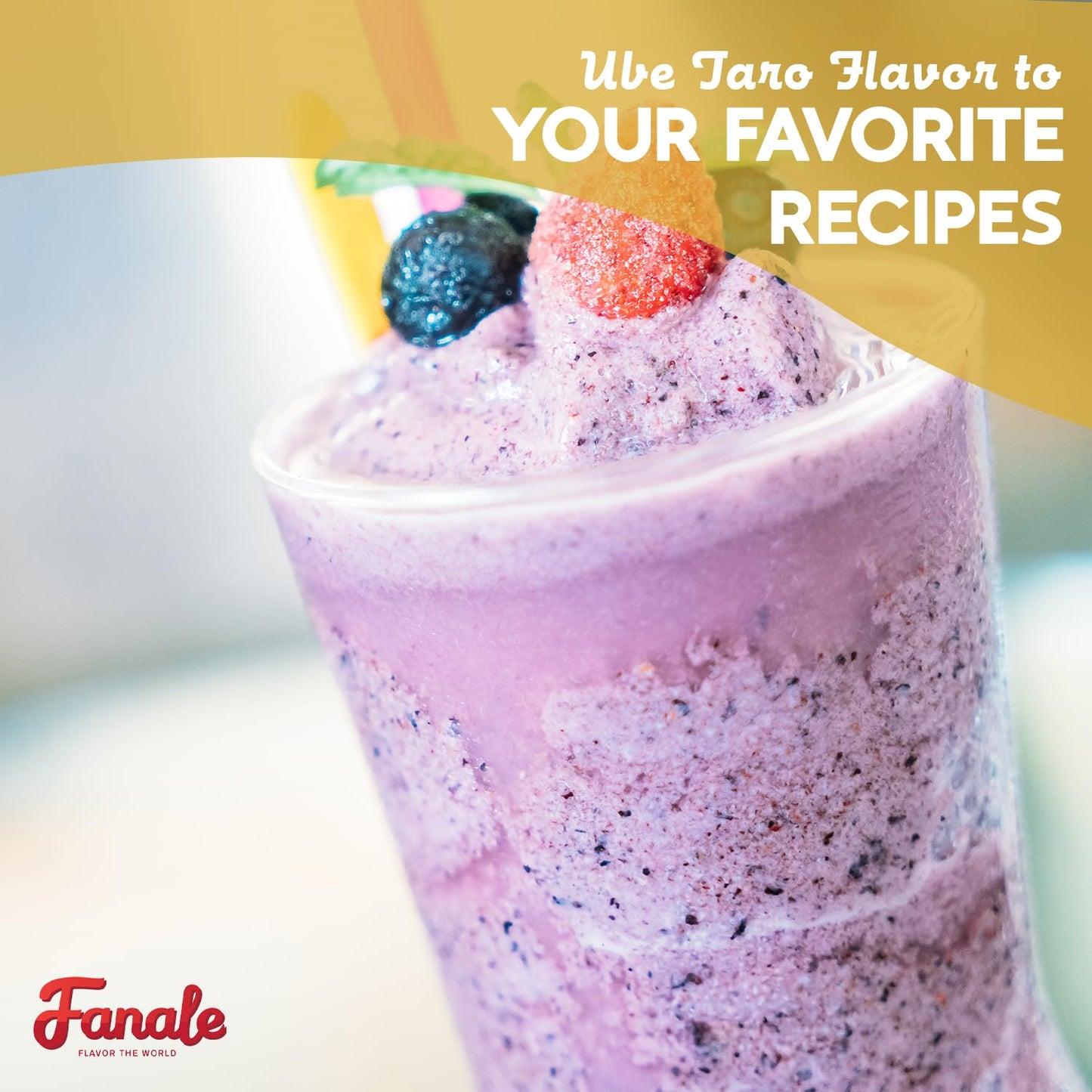 Fanale Ube Taro Milk Tea Powder, Instant Flavoring Powder, 2.2lbs Pack of 1 | Instant Flavoring Mix Perfect for Boba Milk Tea, Smoothies, Baking &amp; Desserts. Rich &amp; Creamy Beverage Powder, Easy to Prep