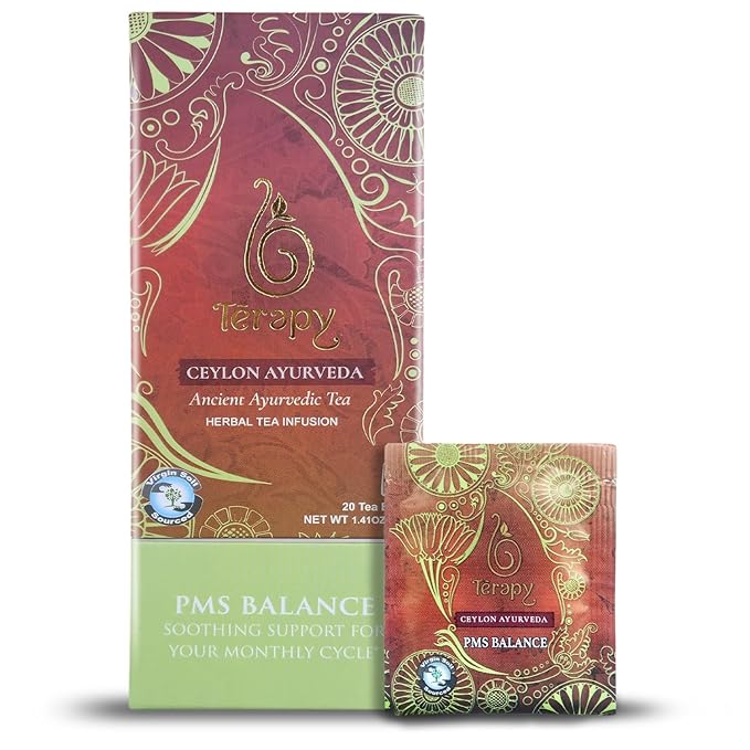 Térapy Ceylon Women's Herbal Tea - Soothing Support, Monthly Cycle & Tea - 100% Natural Herbal Ingredients - Red Hibiscus, Cumin