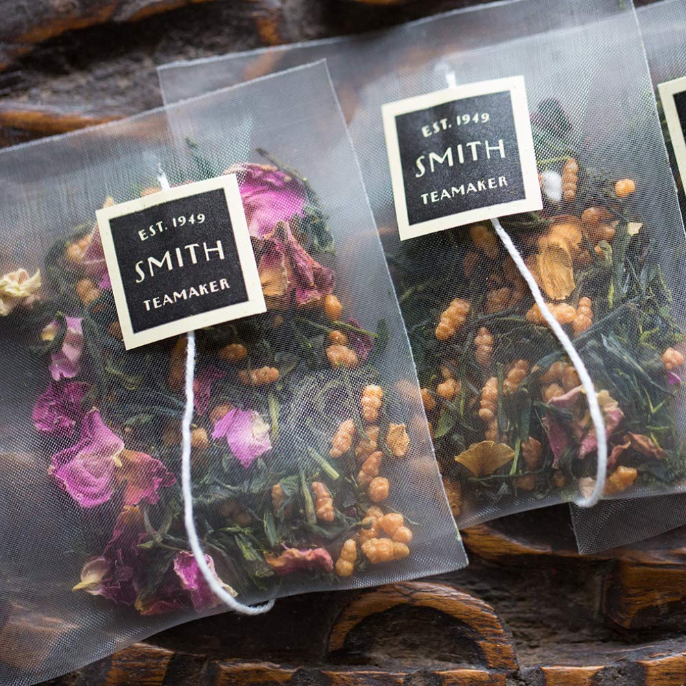 STEVEN SMITH TEAMAKER Smith Teamaker | Rose City Genmaicha No. 1912 - Sencha, Genmai, Mao Feng Green Tea & Rose Petals
