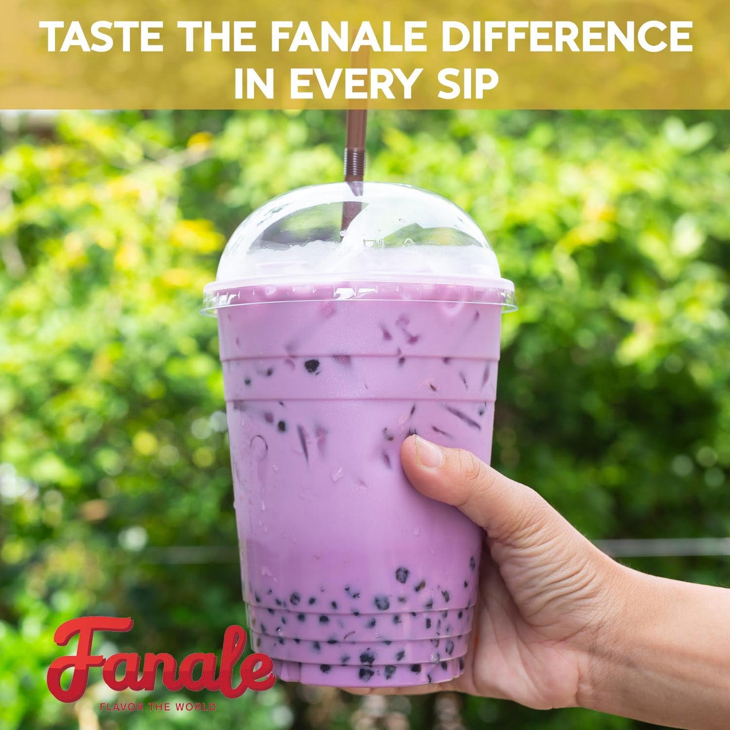 Fanale Ube Taro Milk Tea Powder, Instant Flavoring Powder, 2.2lbs Pack of 1 | Instant Flavoring Mix Perfect for Boba Milk Tea, Smoothies, Baking &amp; Desserts. Rich &amp; Creamy Beverage Powder, Easy to Prep