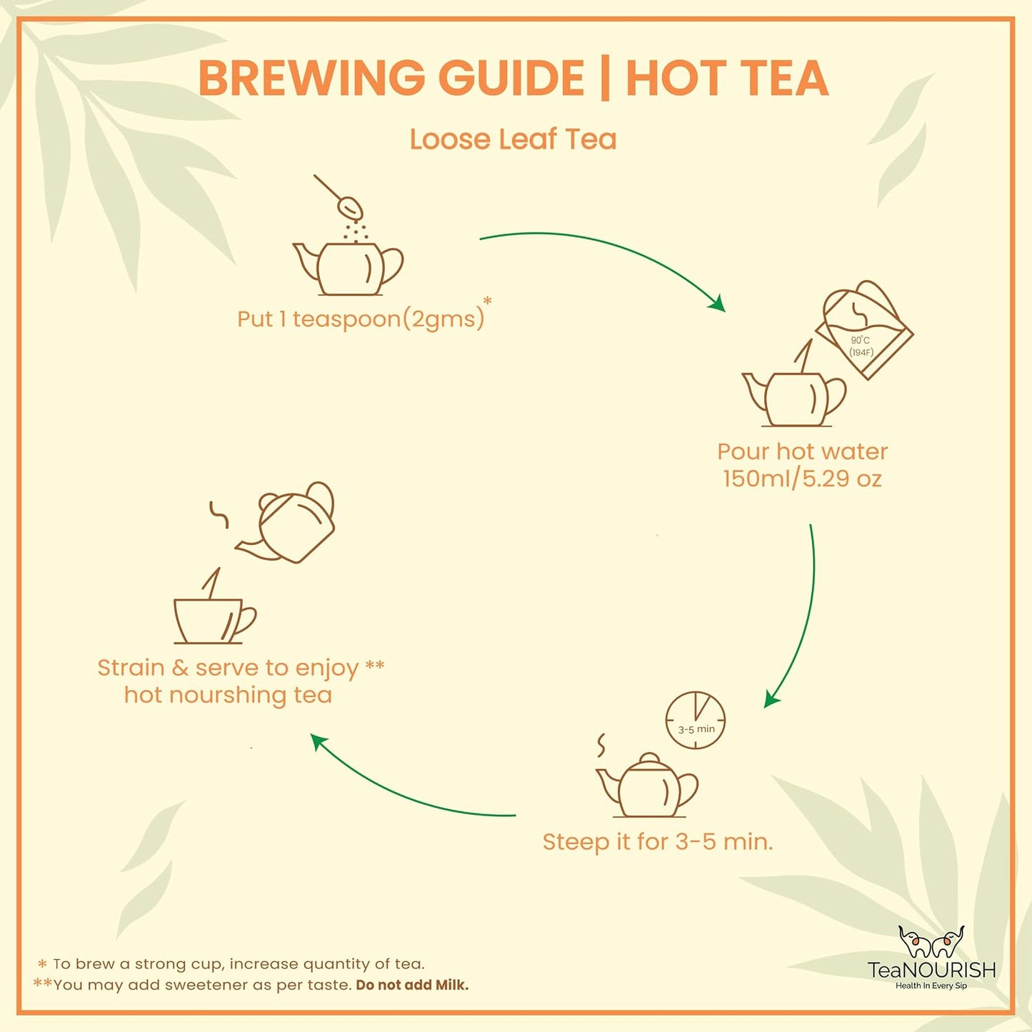 TeaNOURISH Darjeeling Autumnal Classic Black | Autumn Flush Loose Leaf | Strong, Robust Taste &amp; Aroma | Freshly Sourced Direct From Origin | Brew Hot or Iced Tea - 3.53oz/100g