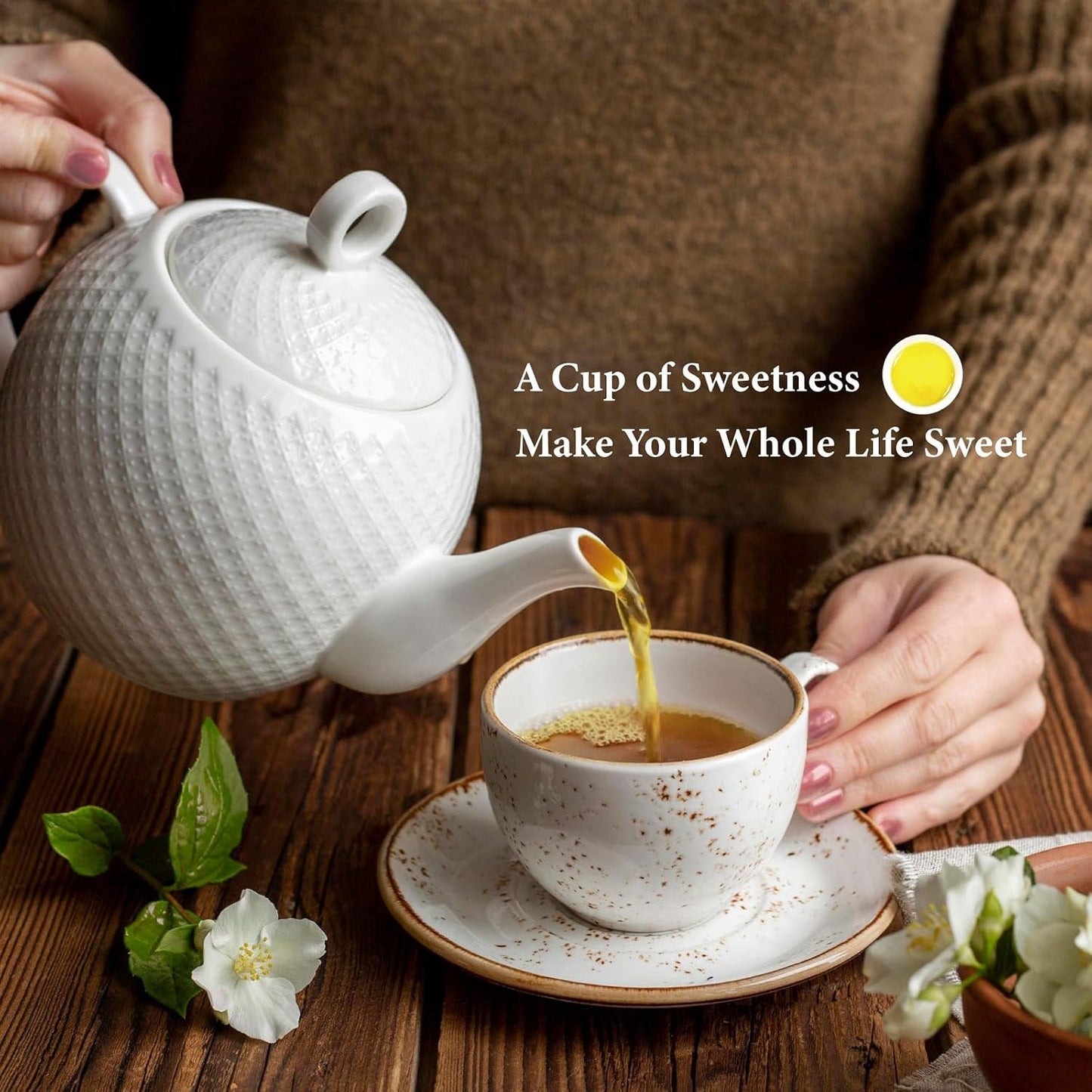 TAIWAN CHA REN Positive Energy Series Luminous Golden Daylily Jin Xuan Oolong Tea Tea Bags, 2 Packs, 50 Tea Bags (25 tea bags per pack, 2g per tea bag)