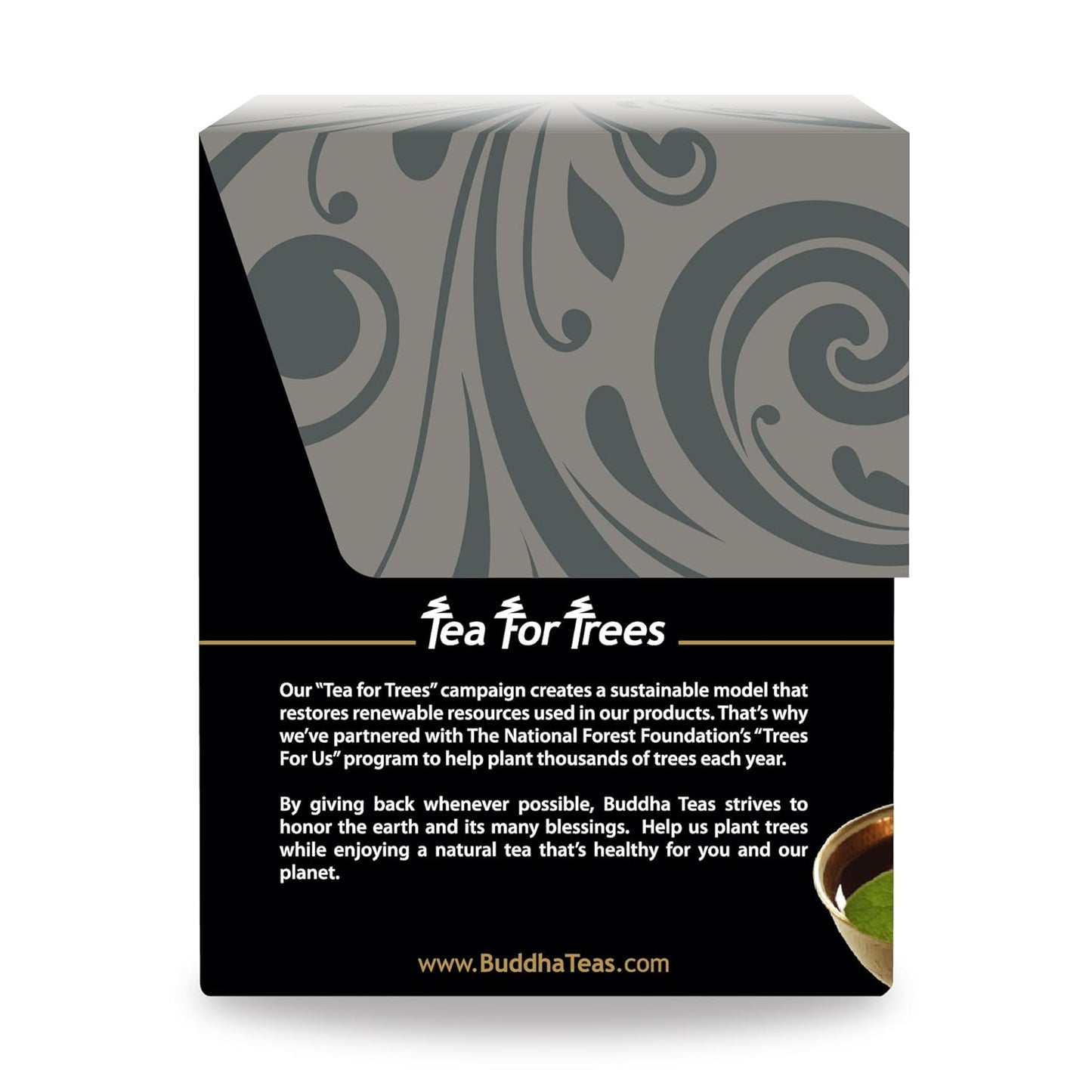 Buddha Teas - Organic Earl Grey Tea - Traditional Black Tea - For Health & Wellbeing - With Antioxidants & Minerals - Clean Ingredients - With Caffeine - OU Kosher & Non-GMO - 18 Tea Bags (Pack of 1)