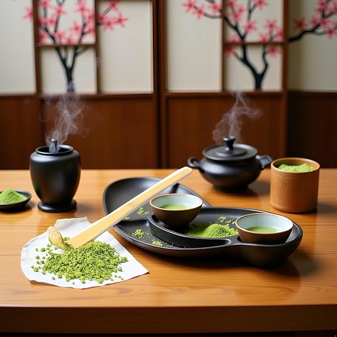 Brown Bamboo Matcha Scoop Japanese Chashaku Hooked Green Tea Spoon for Tea Ceremony 18cm, Tea Scoops, Matcha Spoon, Bamboo Scoop, Coffee
