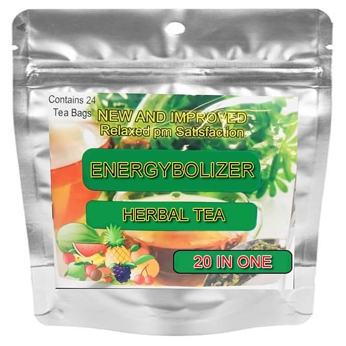 Energybolizer Perfect Weight Herbal Tea (24 Bags)| Natural Energy Booster for Women and Men | Increa