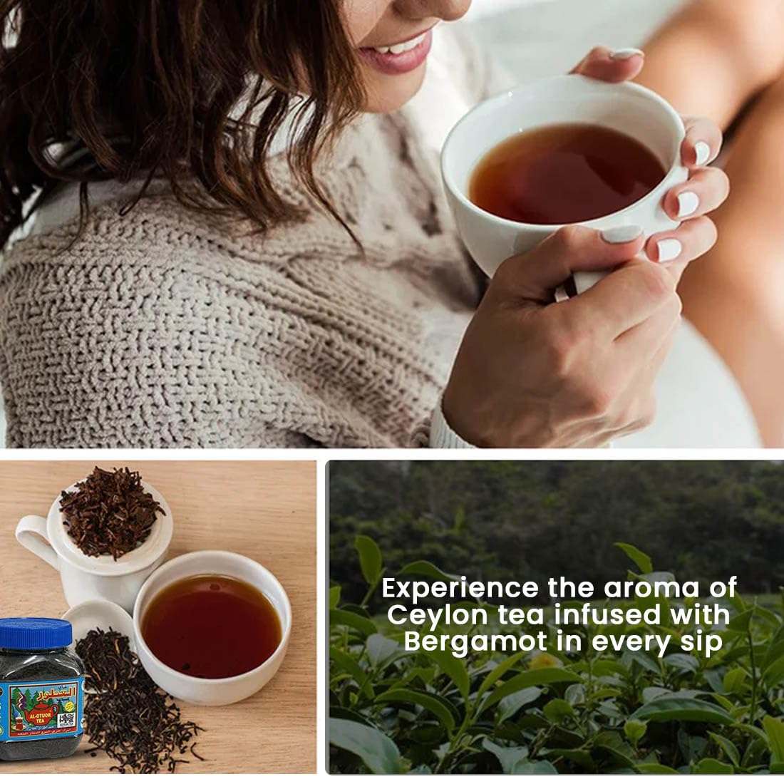 Tea4U Earl Grey Loose Leaf Black Tea – Pure Ceylon Blend with Bergamot – Bold, Citrusy & Refreshingly Soothing Classic Brew – 7.05 oz - Pack of 1