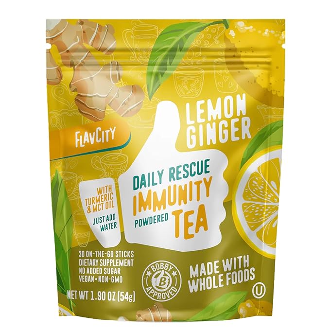 Immunity Tea Sticks - Lemon Ginger (30 Count)