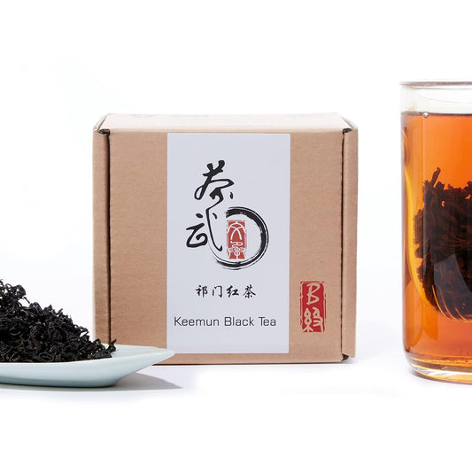 ChaWuWarmSun [B] Keemun Black Tea Loose Leaf,3.5oz/100g,Chinese QiMen HongCha