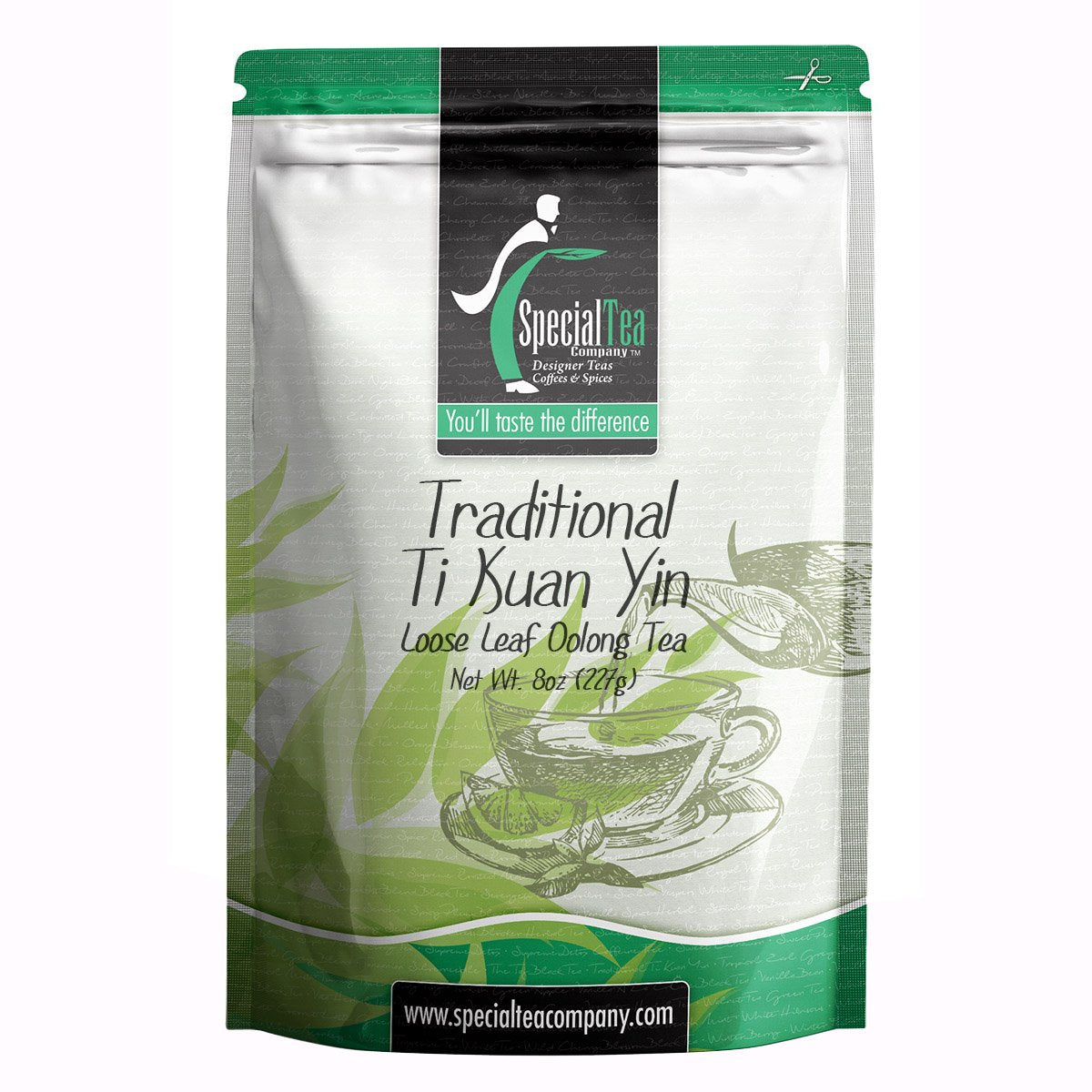 Special Tea Loose Leaf Tea, Traditional Ti Kuan Yin Oolong, 8 Ounce